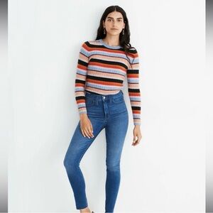 Madewell 10” High-Rise Roadtripper Jeans with Raw Hem | 28